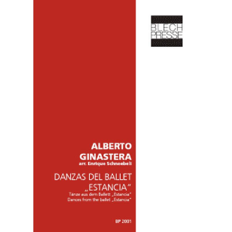 Titelbild für BLECHPRESSE 2001 - Tänze aus Estancia op 8a