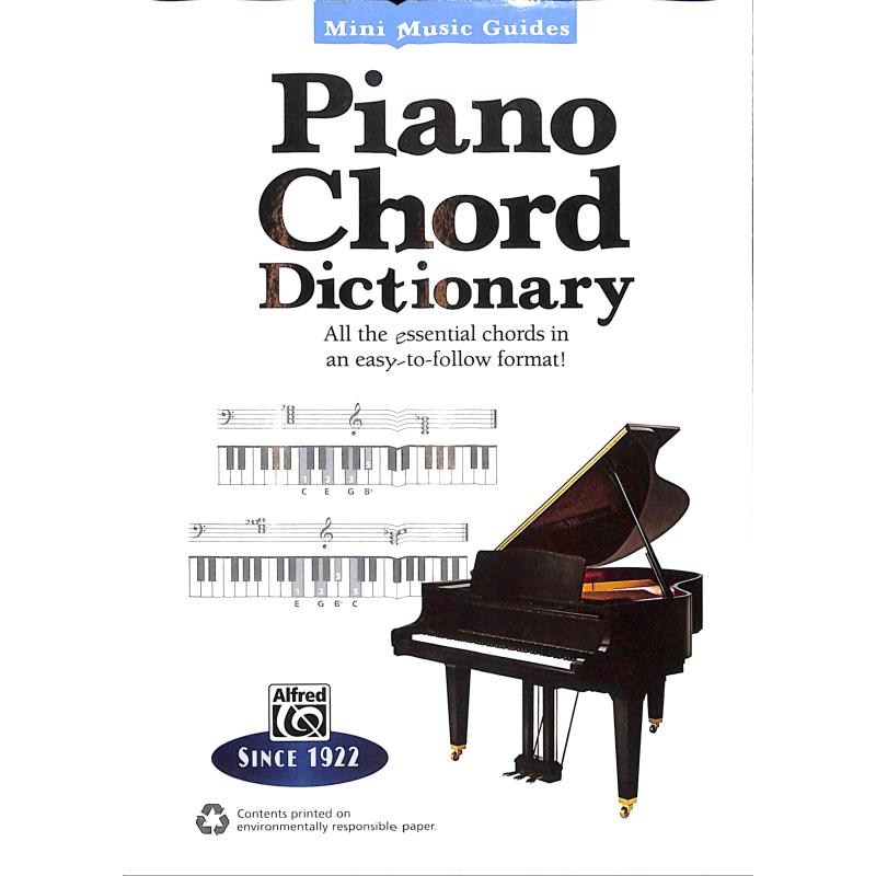 Titelbild für ALF 30877 - Piano chord dictionary