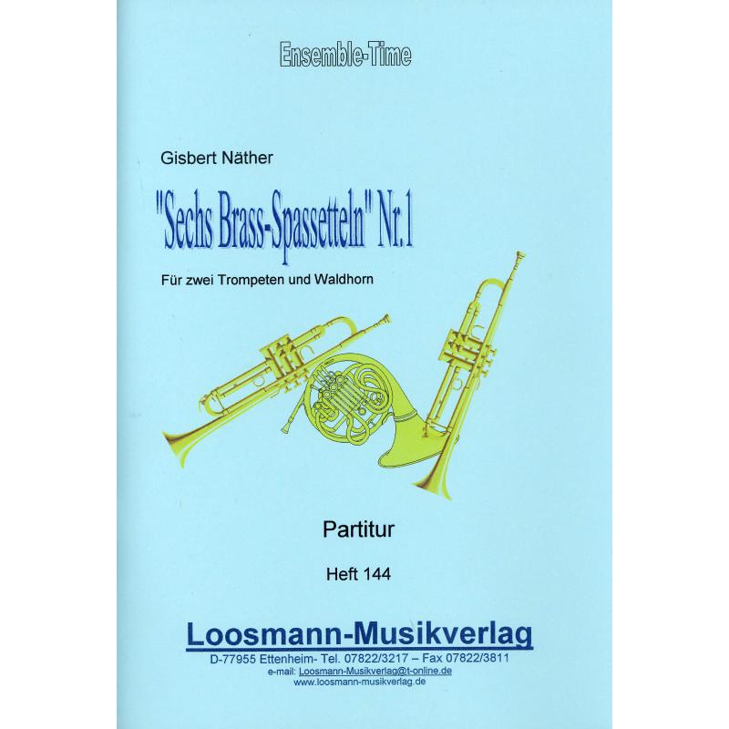 Titelbild für LOOSMANN -E0644A - 6 Brass Spassetteln 1