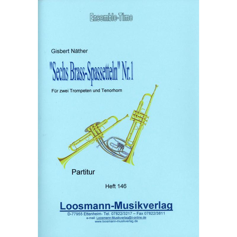 Titelbild für LOOSMANN -E0644B - 6 Brass Spassetteln 1