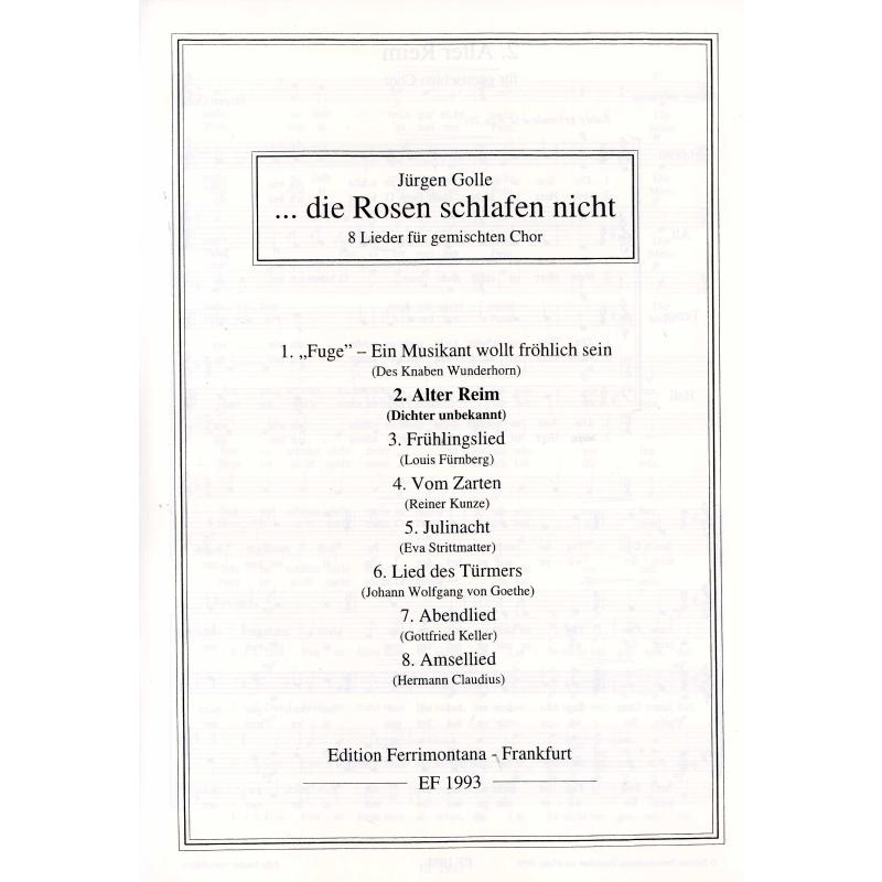 Titelbild für FERRIMON 1993 - Alter Reim