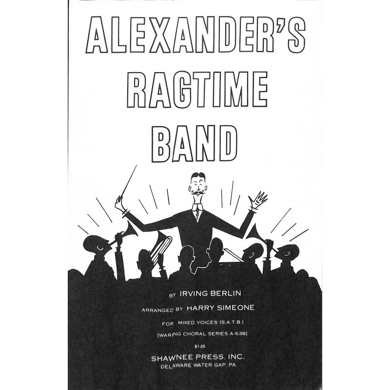 Titelbild für HL 35000394 - Alexander's Ragtime Band