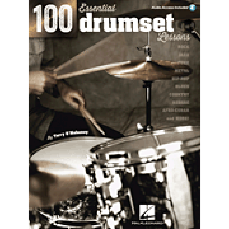 Titelbild für HL 103628 - 100 essential drumset lessons