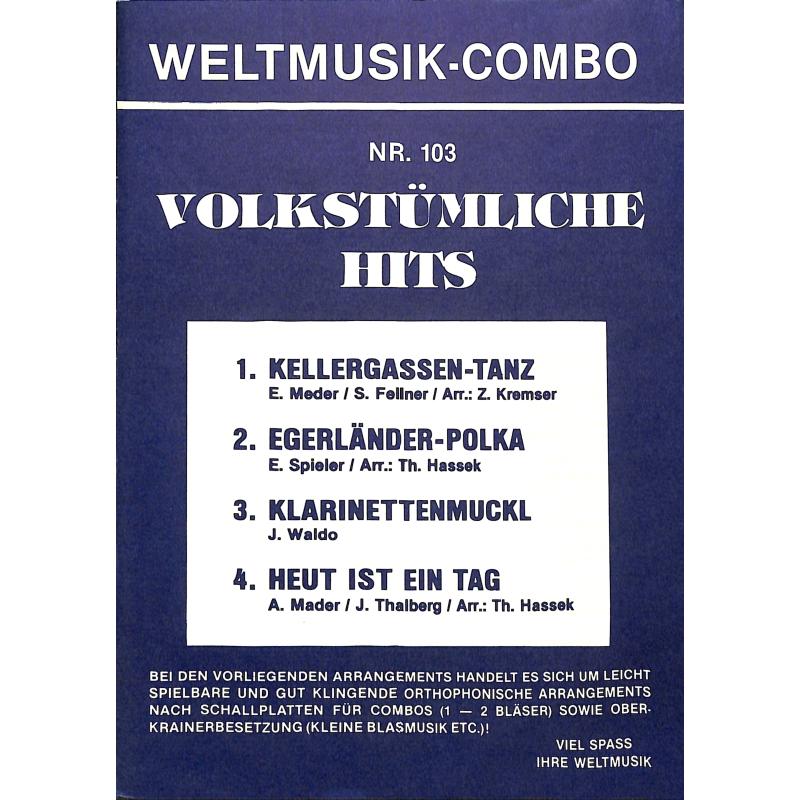 Titelbild für WM 50103C - Volkstümliche Hits