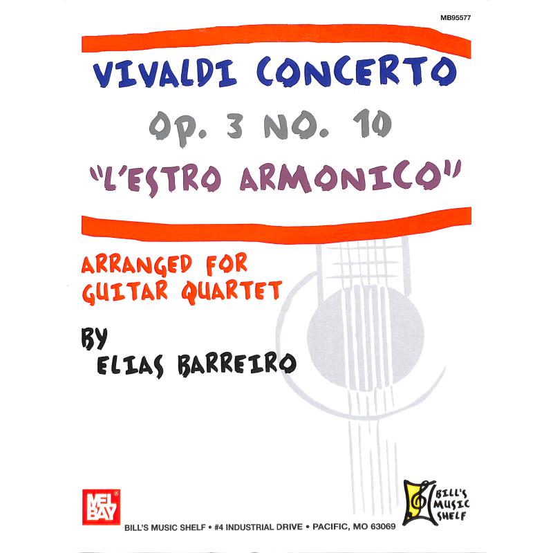 Titelbild für MB 95577 - Concerto grosso h-moll op 3/10 RV 580 F 4/10 PV 148 T 415 | L'estro armonico op 3