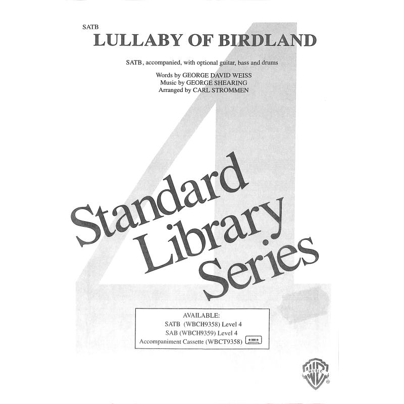 Titelbild für WBCH 9358 - Lullaby of birdland