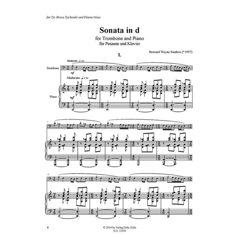 Titelbild für DOHR 11373 - Sonate d-moll