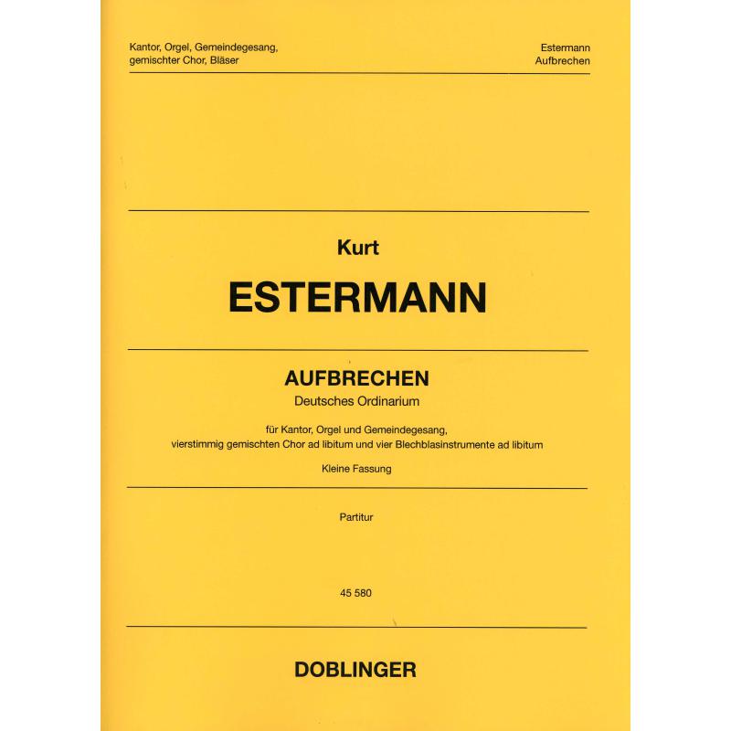 Titelbild für DO 45580 - Aufbrechen | Deutsches Ordinarium