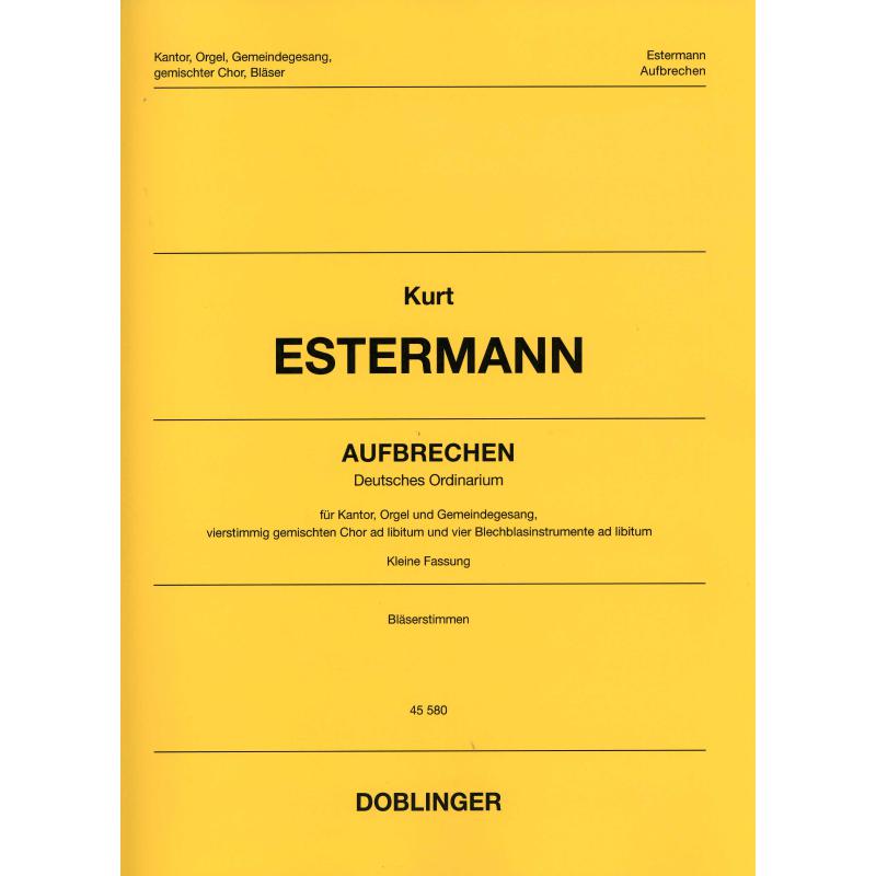 Titelbild für DO 45580-61 - Aufbrechen | Deutsches Ordinarium