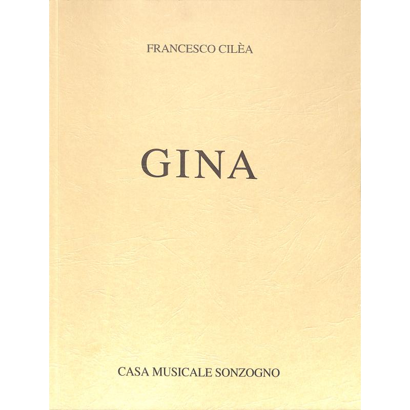 Titelbild für SONZOGNO 3136-14 - Gina