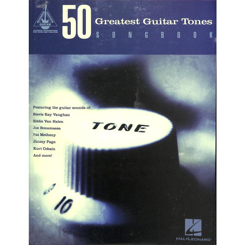Titelbild für HL 691174 - 50 greatest guitar tones songbook