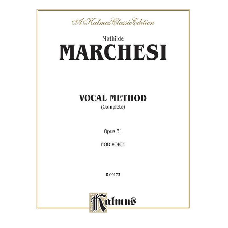 Titelbild für KALMUS 09173 - Vocal method op 31 complete