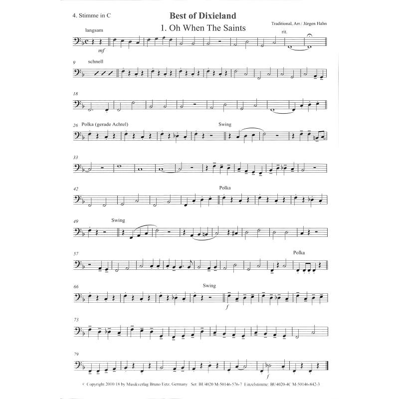Titelbild für UETZ 4020-4C - Best of Dixieland