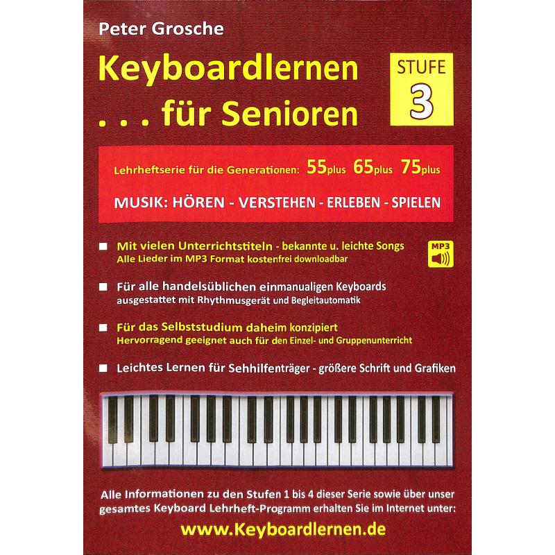Titelbild für 978-3-8482-6413-1 - Keyboardlernen für Senioren 3