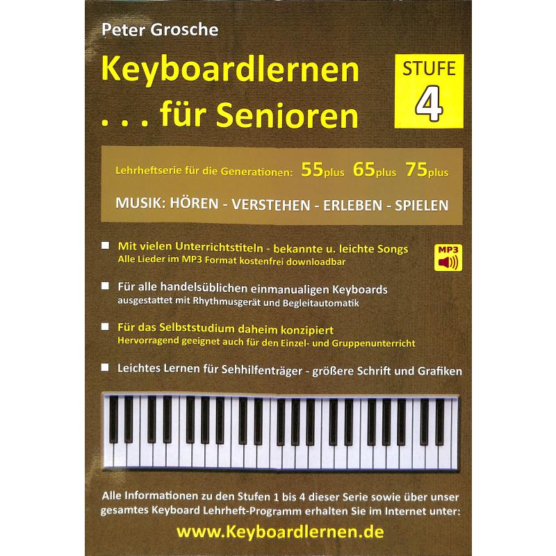 Titelbild für 978-3-8482-6419-3 - Keyboardlernen für Senioren 4