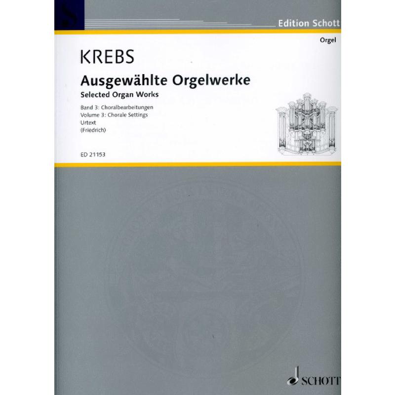 Titelbild für ED 21153 - AUSGEWAEHLTE ORGELWERKE 3