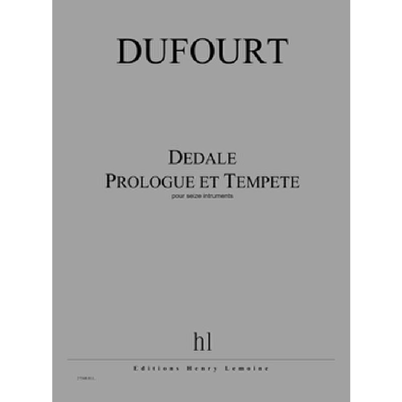 Titelbild für LEMOINE 27548 - Prologue et tempete