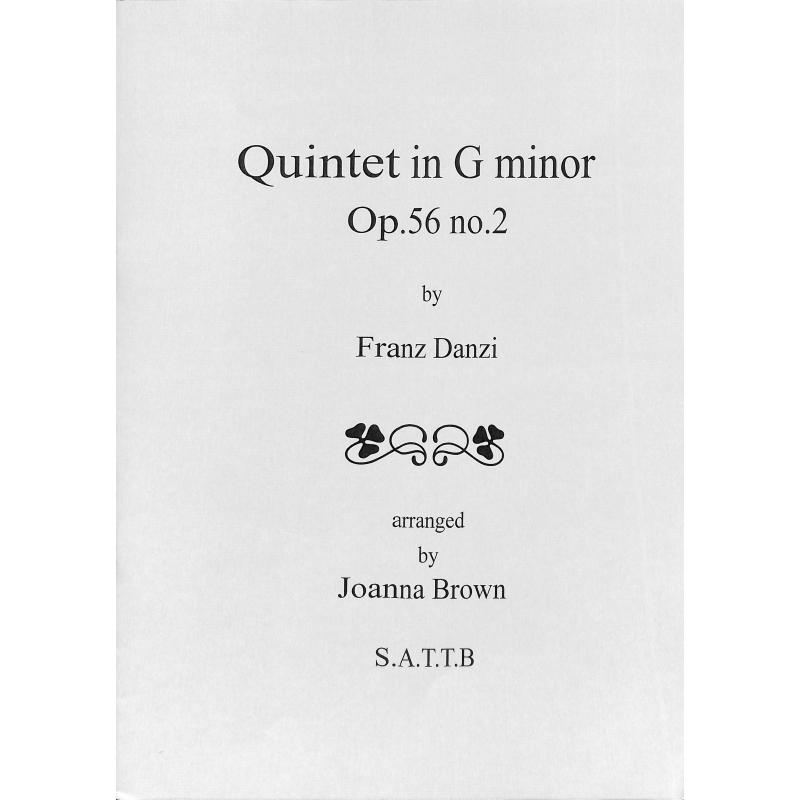 Titelbild für PEACOCK -P511 - Quintett g-moll op 56/2