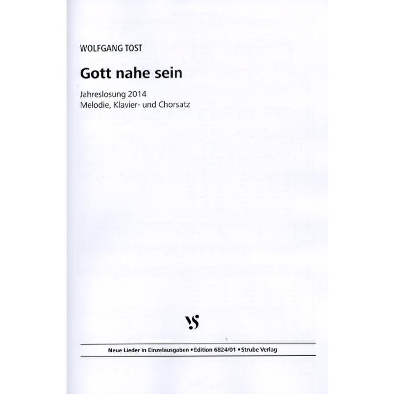 Titelbild für VS 6824-01 - GOTT NAHE SEIN