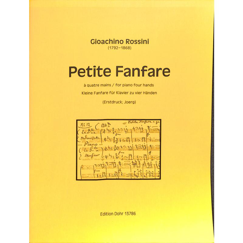Titelbild für DOHR 13786 - Petite fanfare a quattro mani