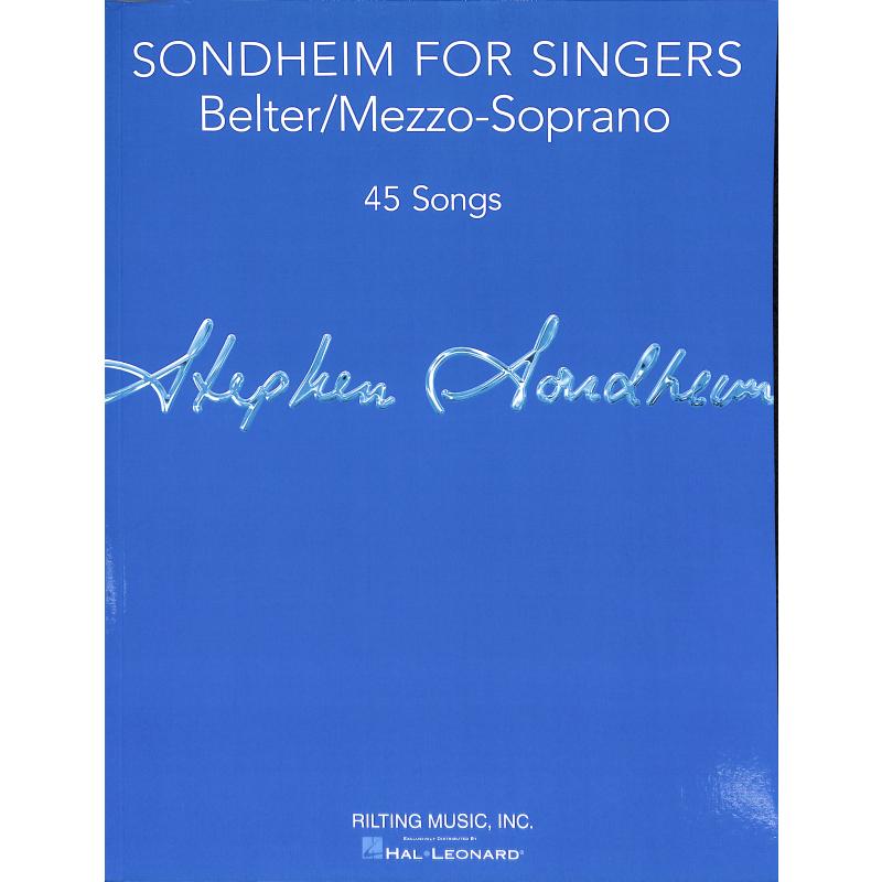 Titelbild für HL 124180 - Sondheim for singers