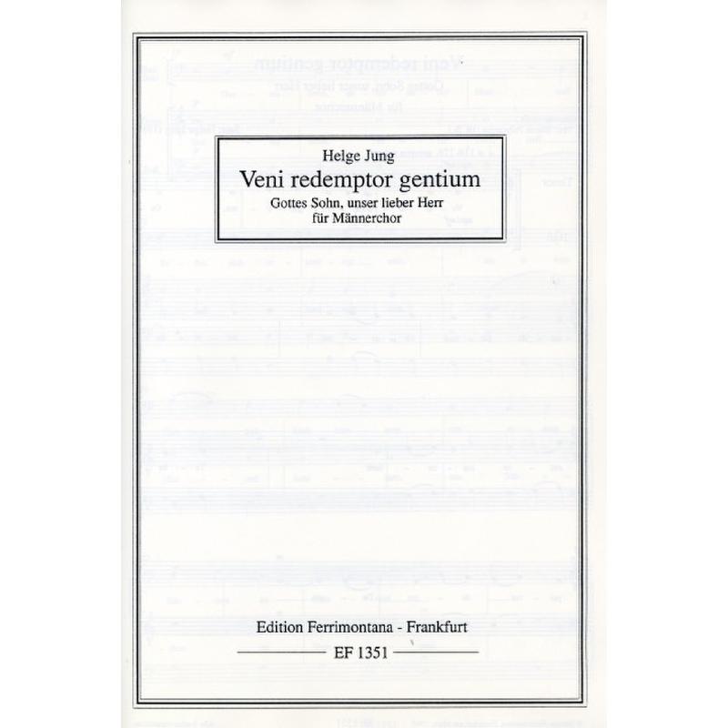 Titelbild für FERRIMON 1351 - Veni redemptor gentium