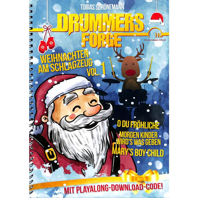 Titelbild für 978-3-00-043999-5 - Drummers Forge | Weihnachten am Schlagzeug