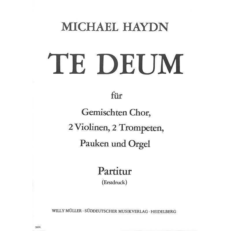 Titelbild für SM 2604 - Te deum