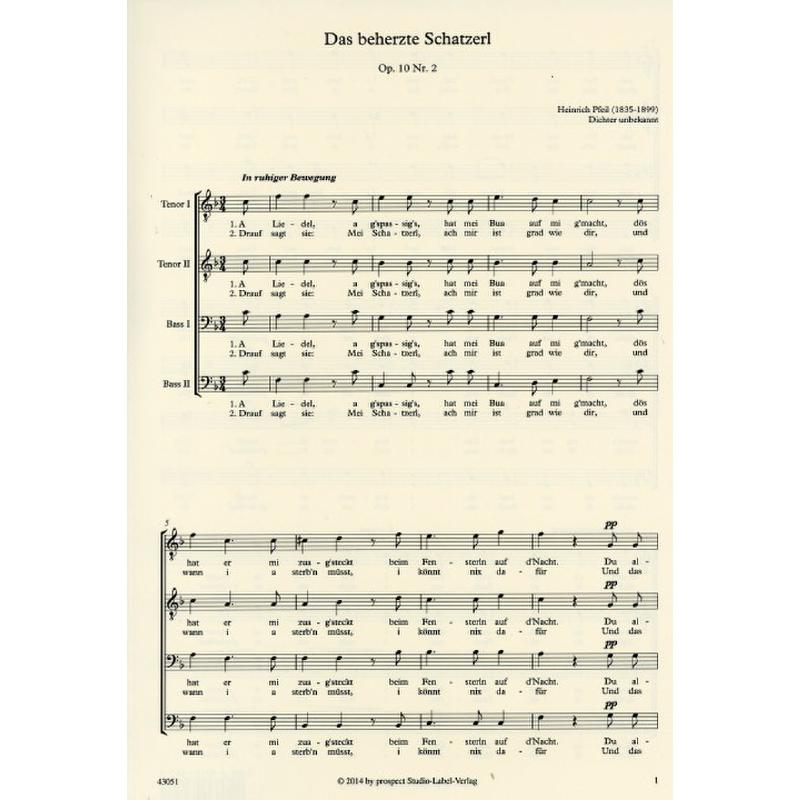 Titelbild für PROSPECT 43051 - Das beherzte Schatzerl op 10/2