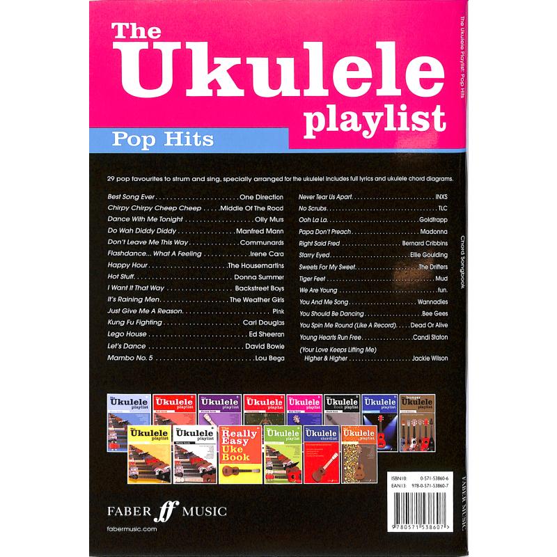 Notenbild für ISBN 0-571-53860-6 - THE UKULELE PLAYLIST - POP HITS
