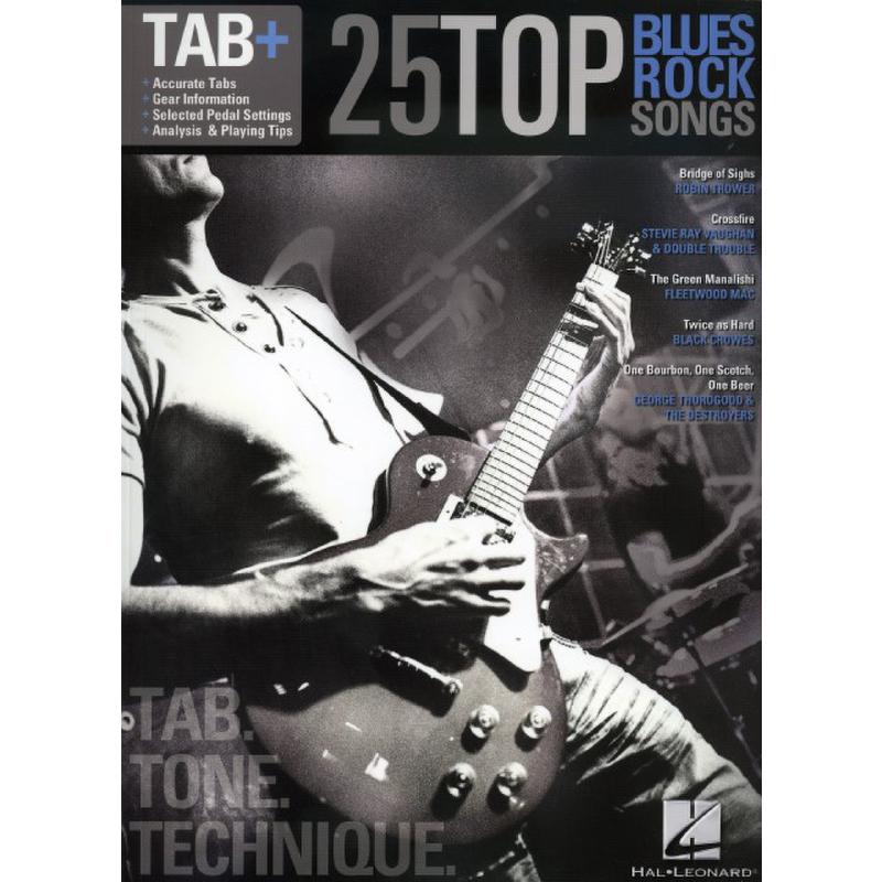 Titelbild für HL 122436 - 25 Top Blues Rock songs