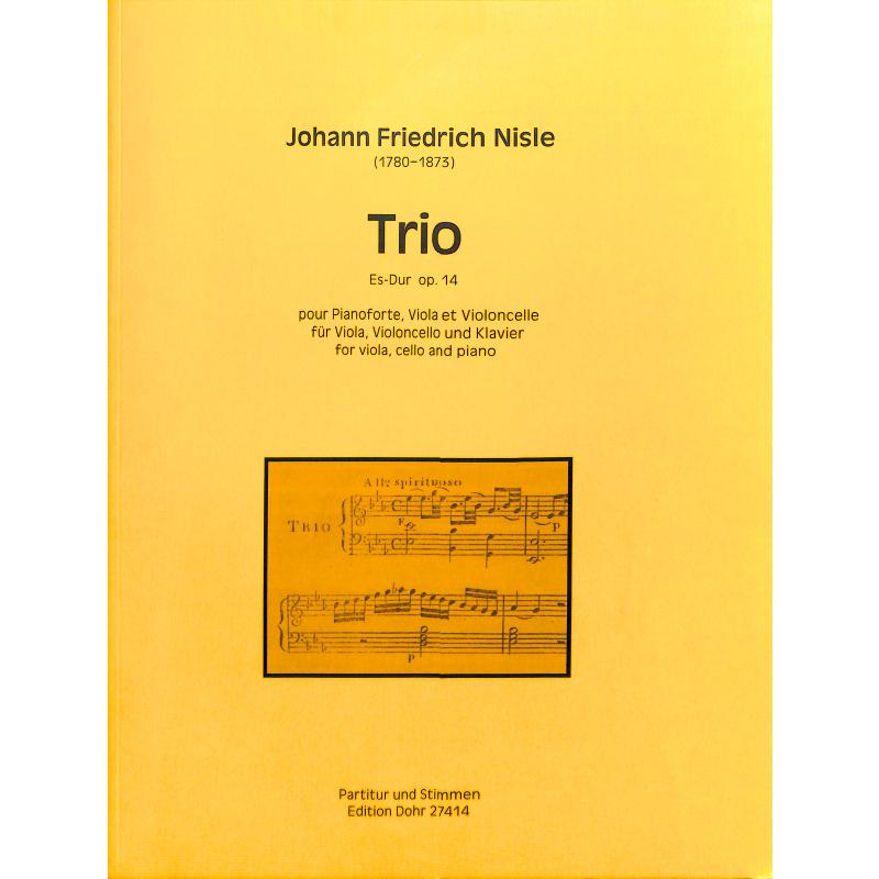 Titelbild für DOHR 27414 - Trio Es-Dur op 14