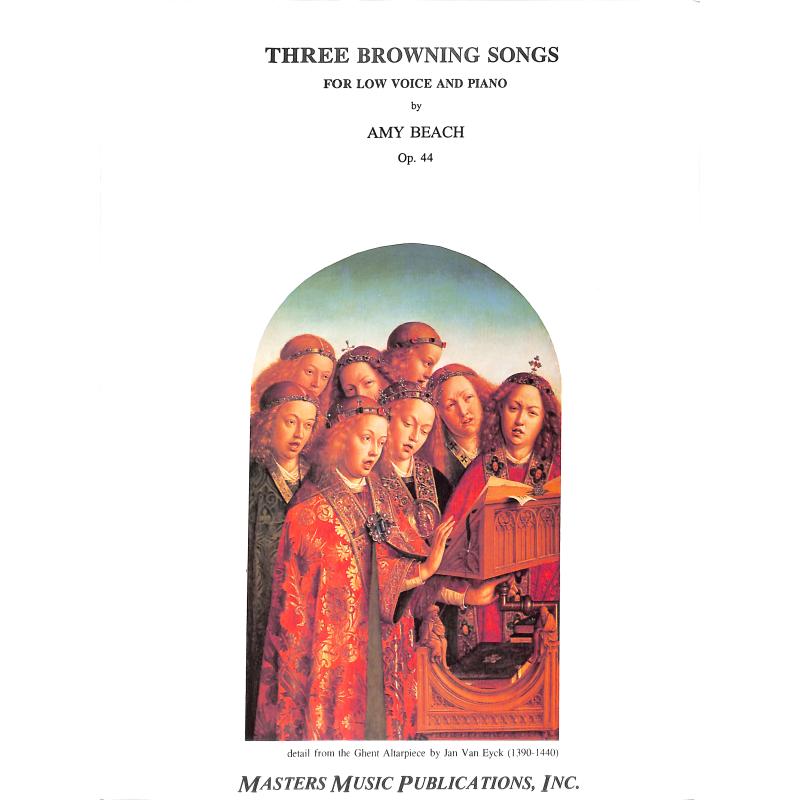 Titelbild für MMP 3188 - 3 Browning songs op 44