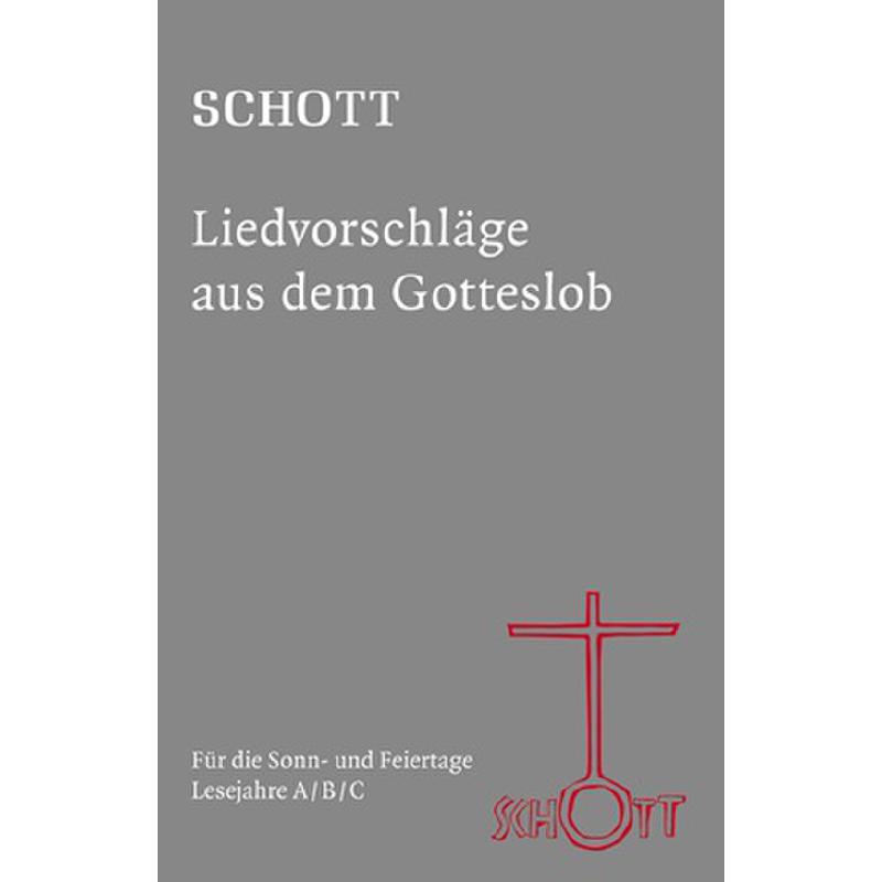 Titelbild für 978-3-451-37700-6 - Schott Liedvorschlaege aus dem Gotteslob