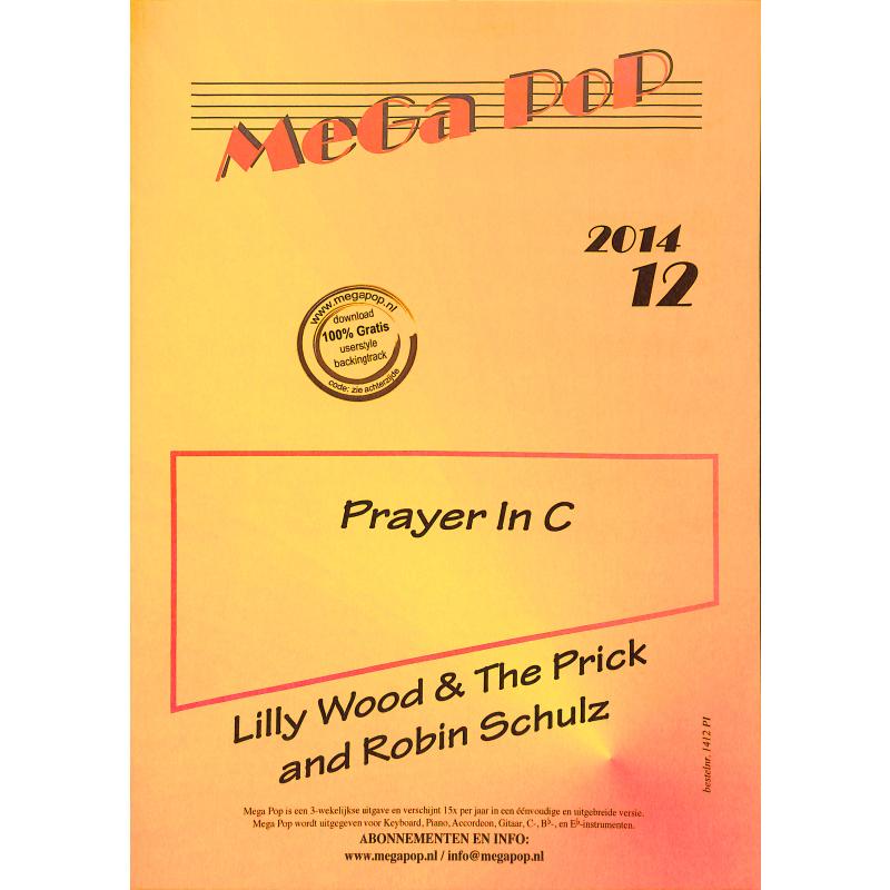 Titelbild für MDFK 1412-PI - Prayer in C