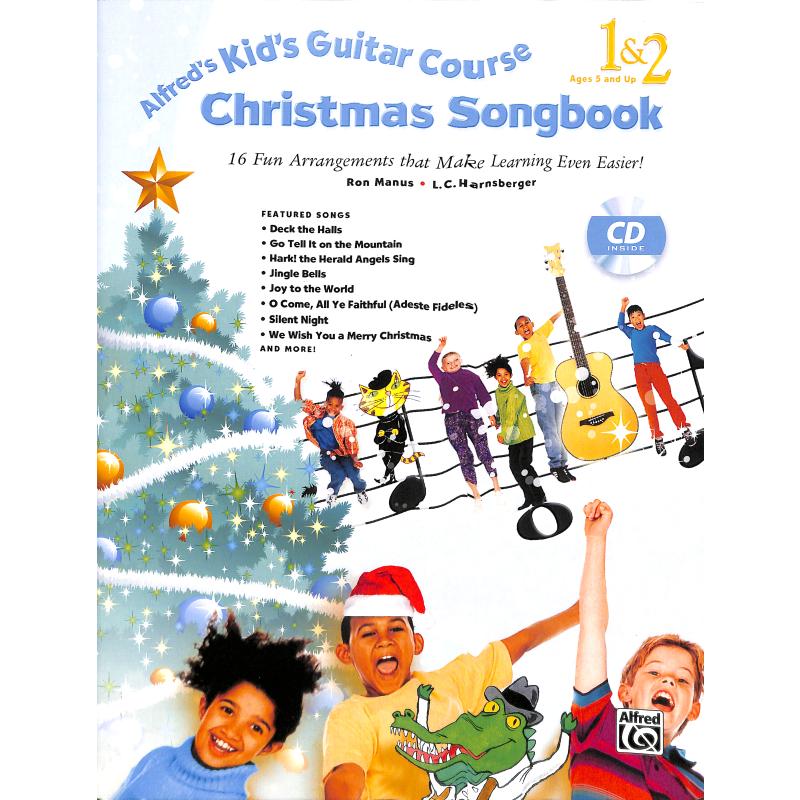 Titelbild für ALF 42696 - Christmas songbook | Kid's guitar course complete