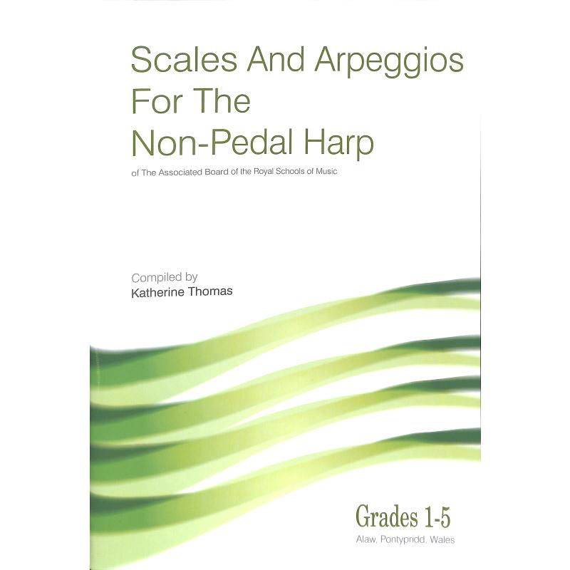 Titelbild für ISMN M-708039-60-0 - Scales + Arpeggios for the non pedal harp