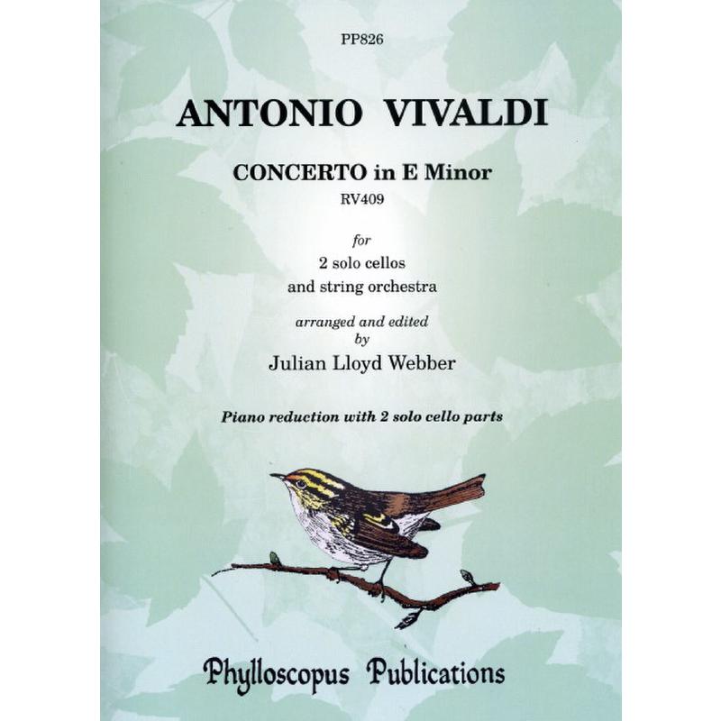 Titelbild für PHYLL -PP826 - Concerto grosso e-moll op 3/4 RV 550 F 1/174 T 409