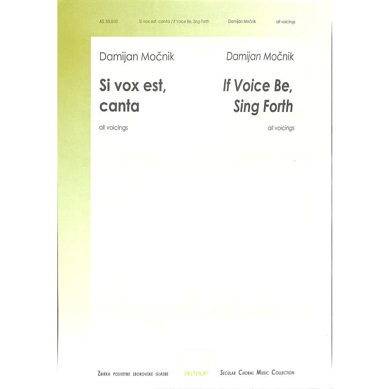 Titelbild für ASTRUM 33010 - Si vox est canta | If voice be sing forth