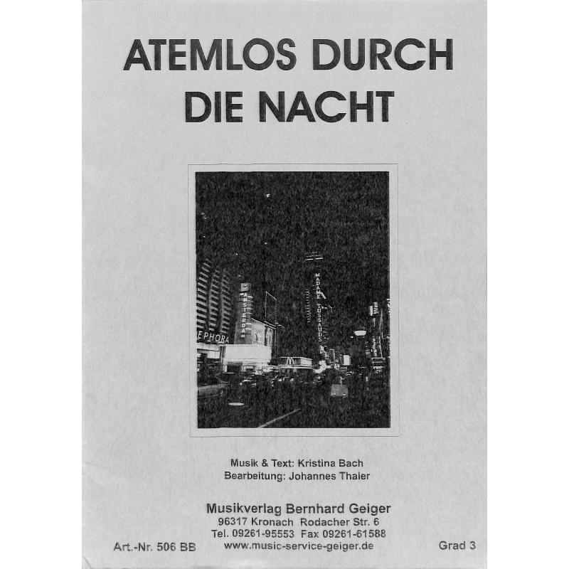 Titelbild für GEIGER -N506-BB - ATEMLOS DURCH DIE NACHT