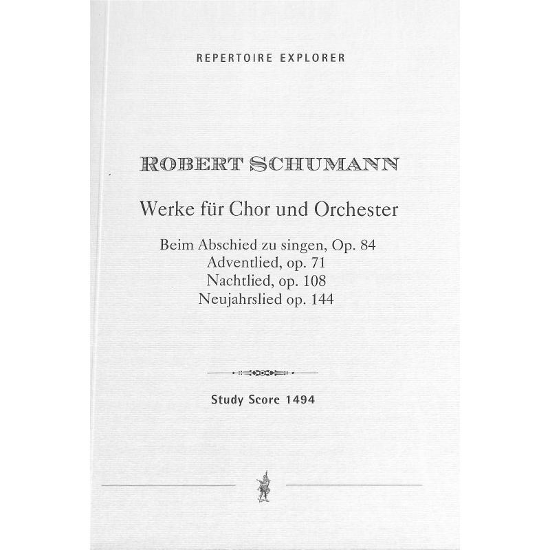 Titelbild für MPH 1494 - Werke für Chor und Orchester