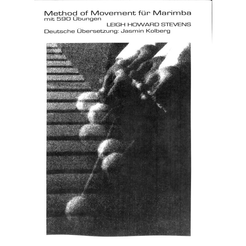 Titelbild für BRANDT 042-074 - Method of movement for marimba