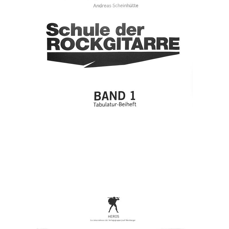 Titelbild für WEINB 1630-31 - SCHULE DER ROCKGITARRE 1 | BEGLEITHEFT ZUM MUSIKUNTERRICHT