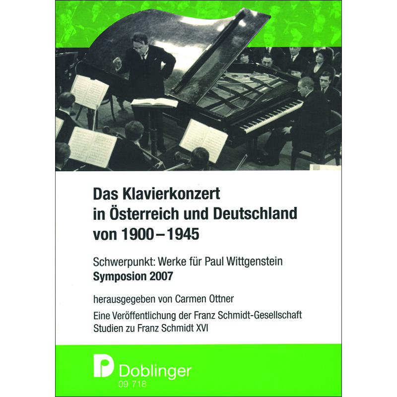 Titelbild für DO 09718 - Das Klavierkonzert in Österreich + Deutschland 1900-1945