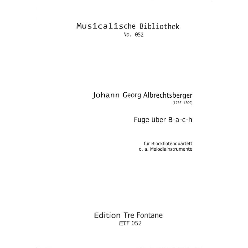 Titelbild für ETF 052 - Fuge über Bach