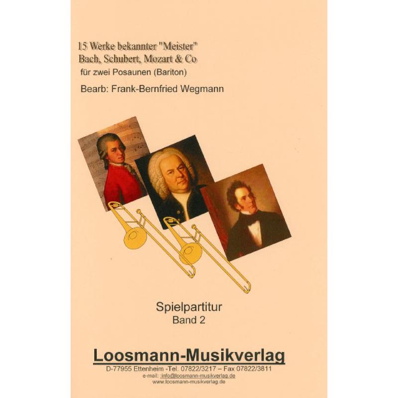 Titelbild für LOOSMANN -SA0683 - 15 Werke bekannter Meister Bach Schubert Mozart + Co 2