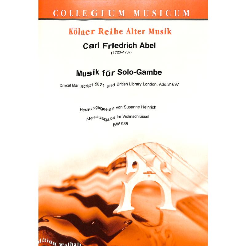 Titelbild für WALHALL 935 - MUSIK FUER SOLO GAMBE