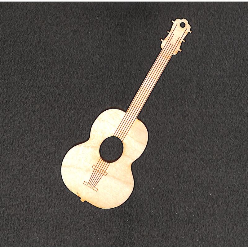 Titelbild für LA -B3-GIT71120 - HOLZ ANHAENGER AKUSTIK GITARRE