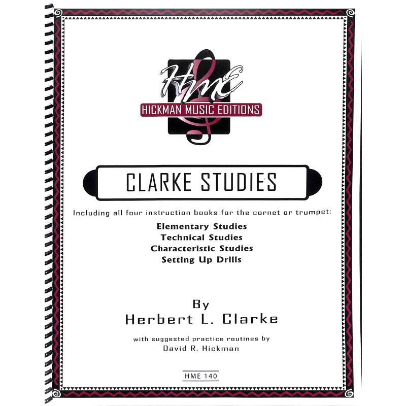 Titelbild für SPAETH 76955 - Clarke Studies | Elementary Studies | Technical Studies | Characterist