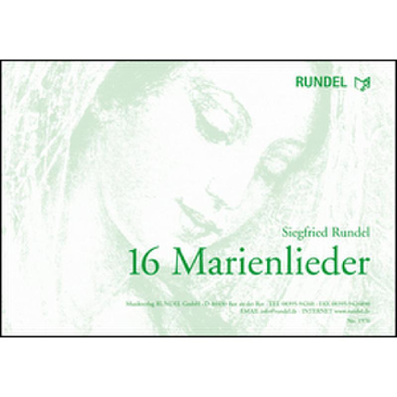 Titelbild für RUNDEL 1976 - 16 Marienlieder